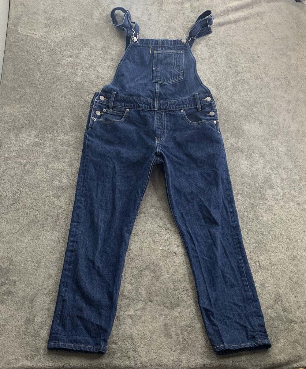 Levi's Overalls Women's Medium Blue Denim Farmer Country Garden Workwear Casual